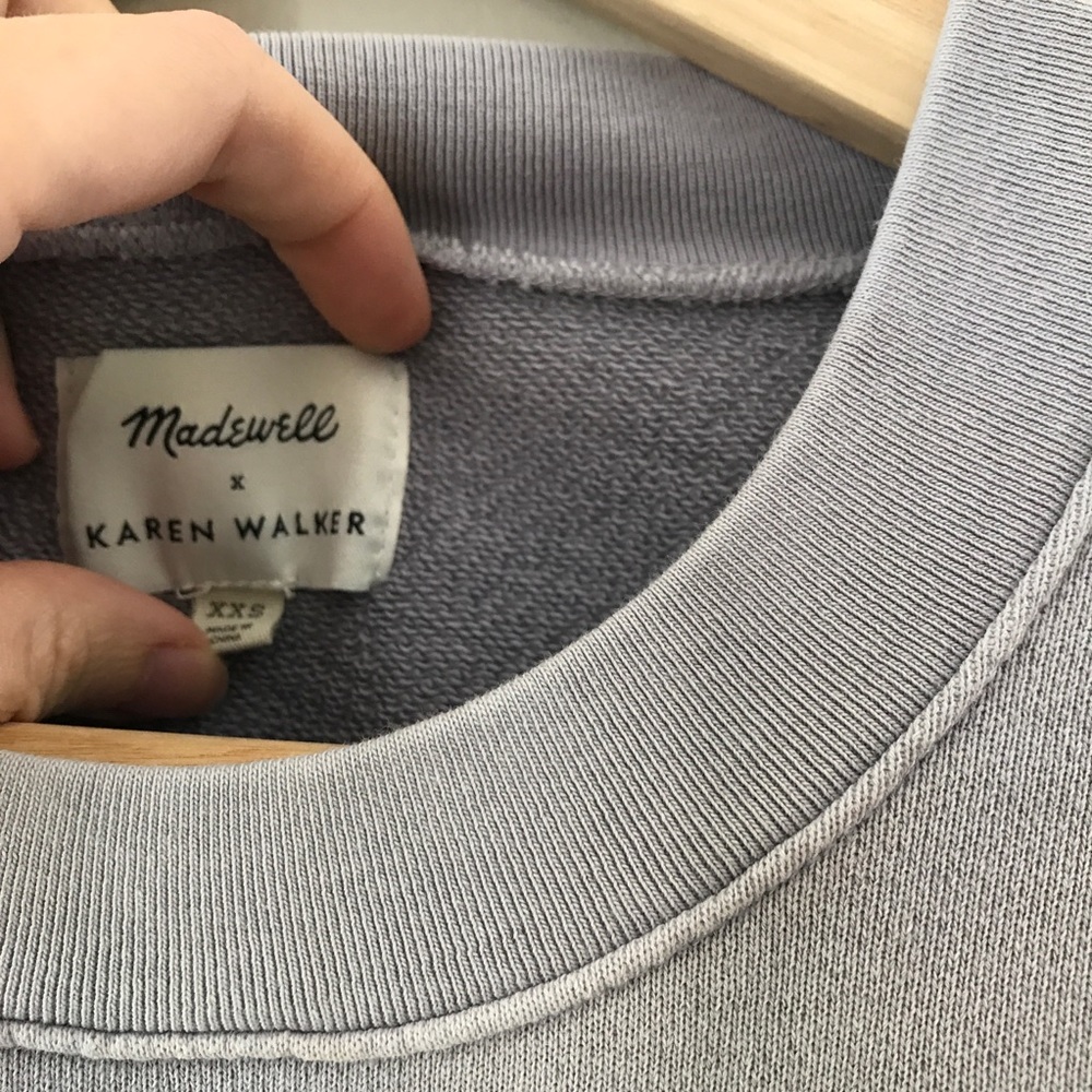 Madewell x Karen Walker Garment-dyed Sweatshirt - Picture 2 of 4